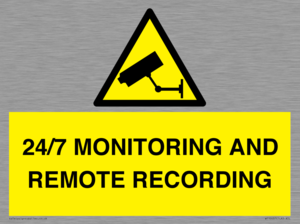 24/7 MONITORING AND REMOTE RECORDING